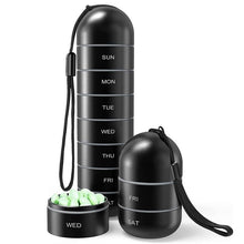 Indlæs billede til gallerivisning Praktisk 7 dages rejsepilleetui