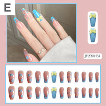 Indlæs billede til gallerivisning Farverige kunstige falske negle