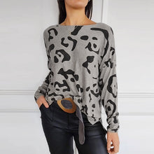 Indlæs billede til gallerivisning Italiensk sweater med dyreprint
