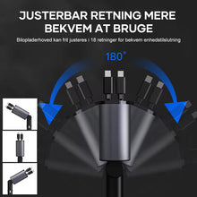 Indlæs billede til gallerivisning Fire-i-en biloplader til mobiltelefoner