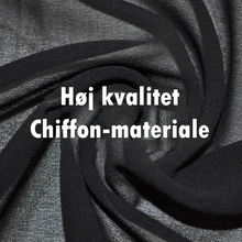 Indlæs billede til gallerivisning Afslappet lang nederdel med ahornblad-print og ingen linning