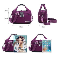 Indlæs billede til gallerivisning Vandtæt nylon håndtaske