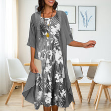 Indlæs billede til gallerivisning To-delt chiffon sommerkjole