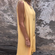 Indlæs billede til gallerivisning Casual kjole uden ærmer med rund hals til kvinder - Forsalg