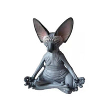 Indlæs billede til gallerivisning Sphynx kat yoga statue