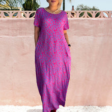 Indlæs billede til gallerivisning 👗2024 Moderigtig plus size-kjole med print