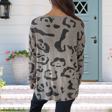 Indlæs billede til gallerivisning Italiensk sweater med dyreprint