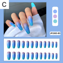 Indlæs billede til gallerivisning Farverige kunstige falske negle