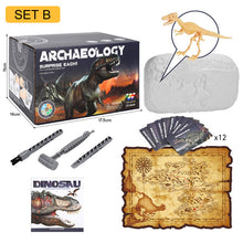 Indlæs billede til gallerivisning Legetøjssæt til udgravning af fossiler fra dinosaurer