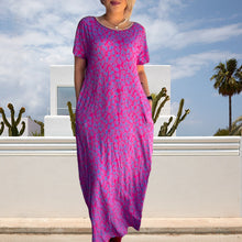 Indlæs billede til gallerivisning 👗2024 Moderigtig plus size-kjole med print