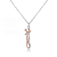 Indlæs billede til gallerivisning Heldigvis ejer dig - Knus halskæde