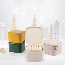 Indlæs billede til gallerivisning Smyckeskrin i läder för resor