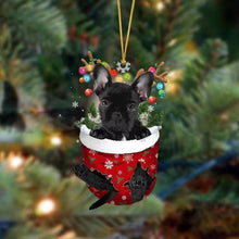 Indlæs billede til gallerivisning Julesok vedhæng med hund