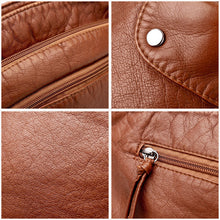 Indlæs billede til gallerivisning Multi Pocket skuldertaske med stor kapacitet