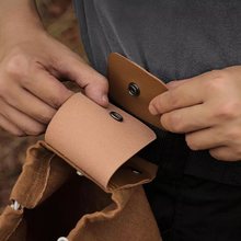 Indlæs billede til gallerivisning Foldbar bæltetaske i lærred