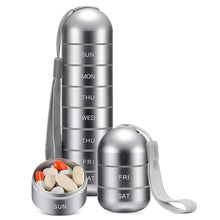 Indlæs billede til gallerivisning Praktisk 7 dages rejsepilleetui