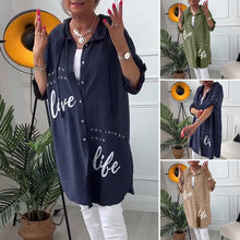 Indlæs billede til gallerivisning Hættejakke med bogstavprint og knapper