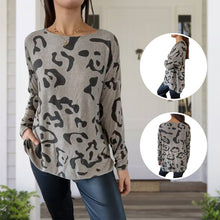 Indlæs billede til gallerivisning Italiensk sweater med dyreprint