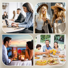 Indlæs billede til gallerivisning Afslappet lang nederdel med ahornblad-print og ingen linning