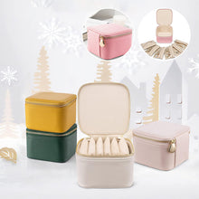 Indlæs billede til gallerivisning Smyckeskrin i läder för resor