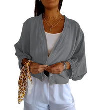 Indlæs billede til gallerivisning Løstsiddende casual cardigan med to knapper