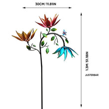 Indlæs billede til gallerivisning Smukke sommer flerfarvede blomster Wind Spinner