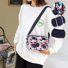 Indlæs billede til gallerivisning Lille lærredstaske i tre lag