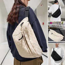 Indlæs billede til gallerivisning Ternet taske til brystet