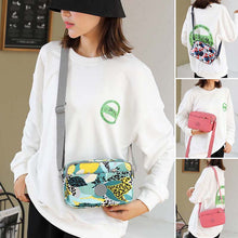 Indlæs billede til gallerivisning Lille lærredstaske i tre lag