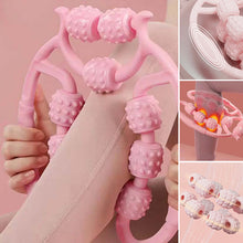 Indlæs billede til gallerivisning Dobbeltrækket Roller Leg Clamp Massager