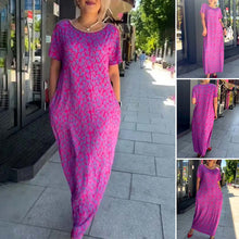 Indlæs billede til gallerivisning 👗2024 Moderigtig plus size-kjole med print