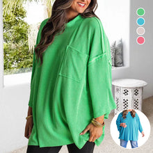 Indlæs billede til gallerivisning Løstsiddende ribbet patchworktop