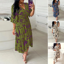 Indlæs billede til gallerivisning Løs nederdel i blækprint