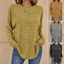 Indlæs billede til gallerivisning T-shirt med rund hals og pit-stripe