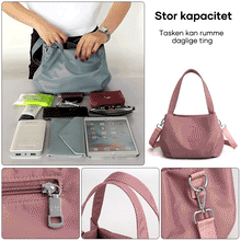Indlæs billede til gallerivisning Trendy skuldertaske i kanvas