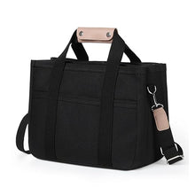 Indlæs billede til gallerivisning Lærredstaske med flere rum