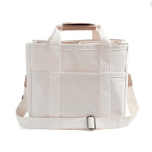 Indlæs billede til gallerivisning Lærredstaske med flere rum