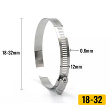 Indlæs billede til gallerivisning Håndskruede trykringe i rustfrit stål