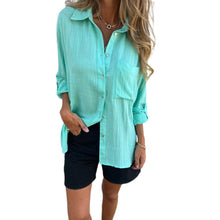 Indlæs billede til gallerivisning Alsidig skjorte med revers og stor lomme