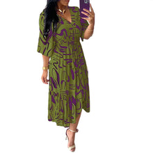 Indlæs billede til gallerivisning Løs nederdel i blækprint