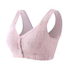 Indlæs billede til gallerivisning Blød og åndbar bomulds-BH med frontspændelukning