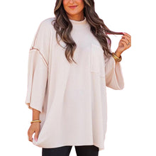 Indlæs billede til gallerivisning Løstsiddende ribbet patchworktop