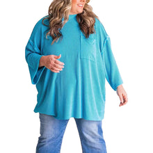 Indlæs billede til gallerivisning Løstsiddende ribbet patchworktop