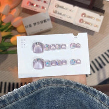 Indlæs billede til gallerivisning 14 ark firkantet tryk på tånegle