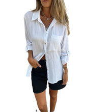 Indlæs billede til gallerivisning Alsidig skjorte med revers og stor lomme