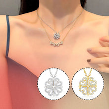 Indlæs billede til gallerivisning Hjerte-kløver halskæde