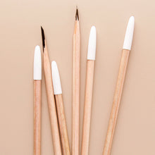 Indlæs billede til gallerivisning Vandfaste øjenbrynsblyanter i træ (12 STK)