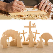 Indlæs billede til gallerivisning Påskedekoration i træ