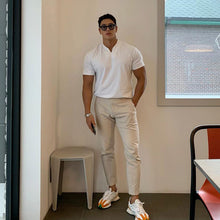 Indlæs billede til gallerivisning Kortærmet fitness T-shirt med korte ærmer