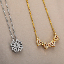 Indlæs billede til gallerivisning Hjerte-kløver halskæde